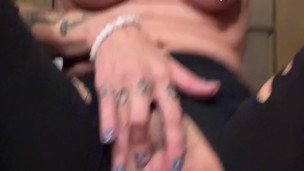 Piss Slut pissing on toilet!