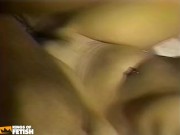 Sexy babe gets her wet pussy railed in interracial threesome in the hotel room 10/16