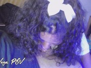 SHE IS THIRSTY, SHE CRAVES A CUMSHOT, DEEPTHROAT, AND TITIFUCK, SUCKING LIKE A PRO!