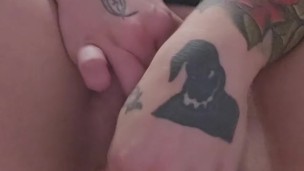 Tight Juicy Gripping Pussy and Anal Play