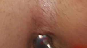 Anal Play With Butt Plug Tail