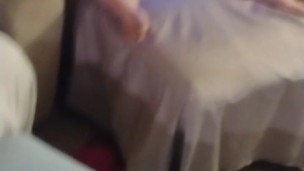 Girlfriend Loves When I Jerk Off To Her While She Plays Video Games In Her Bra and Panties