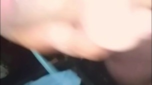 The bull makes married moan and scream in the couple's bed. She receives all the cum in her mouth.