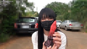 HA70Outdoor fucking anal cumshot!