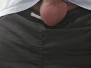 I had a dirty and delicious handjob before going to see my girlfriend cumshot . Jerking off