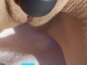 AMAZING! Look at the vibrations on my pussy = it's crazy! Close Up LunaxSun