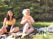 Ersties - Hot Lesbian Couple Enjoy Sex in the Outdoors 10/16
