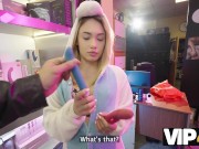 VIP4K. Hot girl Rika Fane knows how to suck a customer’s dick 2/16