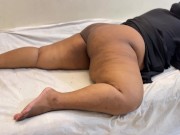 Egypt Hot BBW Collage Girl Writing on paper & Show her Naked Big Ass Shaking, Then i start Masturbat 16/16