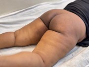 Egypt Hot BBW Collage Girl Writing on paper & Show her Naked Big Ass Shaking, Then i start Masturbat 9/16