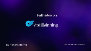 Moaning Latina gives Wild Sockjob