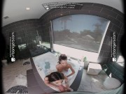VR Bangers: Student Lose Virginity with Hot Teen Neighbors in Awesome FFM Threesome | VR Porn 7/16