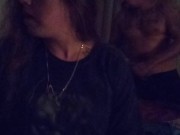 Purple Diamond in booty shorts watching tv with roommate (No Sex) 10/16