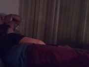 Purple Diamond in booty shorts watching tv with roommate (No Sex) 15/16