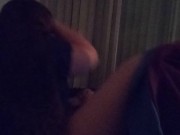 Purple Diamond in booty shorts watching tv with roommate (No Sex) 16/16