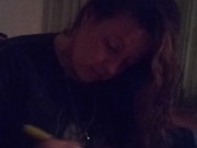 Purple Diamond in booty shorts watching tv with roommate (No Sex) 8/16