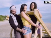 Sexy Latina Cassie Del Isla Fucks Stud In Front Of His Girlfriend Frida Sante - LETSDOEIT 6/16