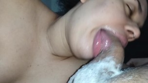 Even when the dick goes soft, she still has a way of calculating yummy and getting milk🍆🥛💦🤤🥛🥛