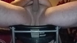 Slow Mo jerk and cum from under.