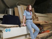 I came to the factory to get a boat, but found a FUCKMACHINE and SEDUCE a worker to FUCK with him an 2/16