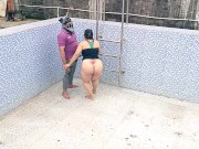 Swiming pool in the love marriage couple sex 7/16