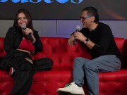 Sara Blonde se atraganta con una verga GORDA enfrente de su CORNUDO en Juan Bustos Show 7/16