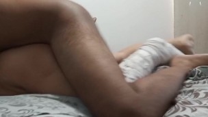 The building's janitor visits me and I let him please me, touch me, touch my pussy and cum on my ass