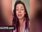 Tits Babe Talks Dirty While Squeezing Big Boobs Hot Joi & Behind Clips Updates - Lelu LoveBig boobs babe talking dirty and te 8/16