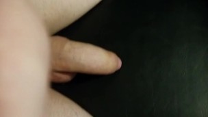 Close-up stroking until I burst