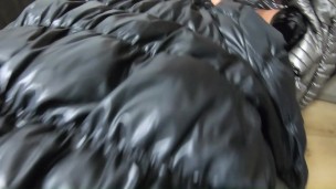 Preview- MilfyCalla- Deep blow-job and cum play while wearing hooded jacket and shiny boots 207