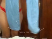 Ama de casa desesperada por sexo, situaciones comunes de una chia amateur argentina. Culo hermoso