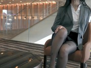 Business Trip with Hot Asian Coworker Loliiiiipop99 in Black Stockings 3/16