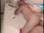 Pegging in the MORNING - Post-Orgasm Experience Intense Shaking Orgasms Like Never Before HOT 5/16