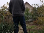 Walking in the yard 6/16