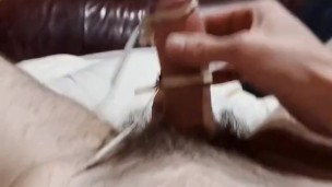 Edging w/Estim till dick Explodes