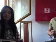 Hot and Horny LEONS TV Girls show how to give handjob behind the scenes with mini skirt panties under their dresses try on 5/16