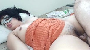 asking my slut wife if she was going to cum on the porn guys dick she replies ejaculating on my dick