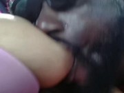 WINDOWS UP JUST TO SWEAT AS GORILLA PUNCHER SUCKS BIG SOFT TITTIES NOW FREAKY LIGHT SKIN PUSSY WET!! 13/16