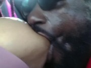 WINDOWS UP JUST TO SWEAT AS GORILLA PUNCHER SUCKS BIG SOFT TITTIES NOW FREAKY LIGHT SKIN PUSSY WET!! 16/16