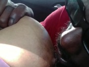 WINDOWS UP JUST TO SWEAT AS GORILLA PUNCHER SUCKS BIG SOFT TITTIES NOW FREAKY LIGHT SKIN PUSSY WET!! 7/16