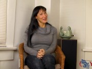 Big tittied MILF Angelga Loves to Crush her Clit Against the Counter to Cum 8/16