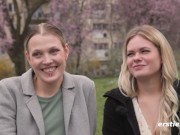 Ersties - Lesbische Anal-Strap-on-Erfahrung mit 2 sinnlichen Schönheiten 11/16