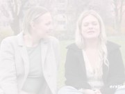 Ersties - Lesbische Anal-Strap-on-Erfahrung mit 2 sinnlichen Schönheiten 2/16