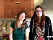 Ersties - Hot Brunette Lesbians Take Turns Making Each Other Feel Good 11/16