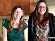 Ersties - Hot Brunette Lesbians Take Turns Making Each Other Feel Good 15/16