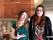 Ersties - Hot Brunette Lesbians Take Turns Making Each Other Feel Good 7/16