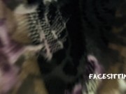 Sitting on your face with my big ass and make you enjoy my pussy. Facesitting POV 11/16