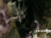 Sitting on your face with my big ass and make you enjoy my pussy. Facesitting POV 12/16