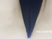 Sitting on your face with my big ass and make you enjoy my pussy. Facesitting POV 13/16