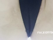 Sitting on your face with my big ass and make you enjoy my pussy. Facesitting POV 14/16